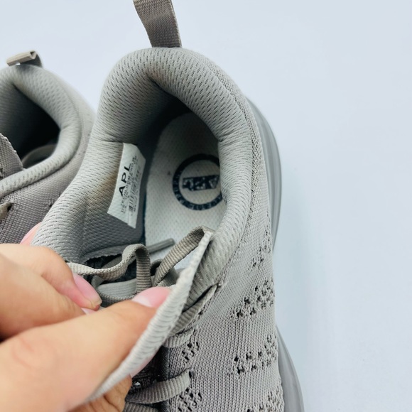 APL Techloom Pro Athletic Flyknit Sneakers In Tundra Ivory - Picture 7 of 10